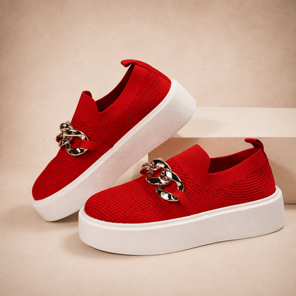 María | Zapatos con cadena de metal