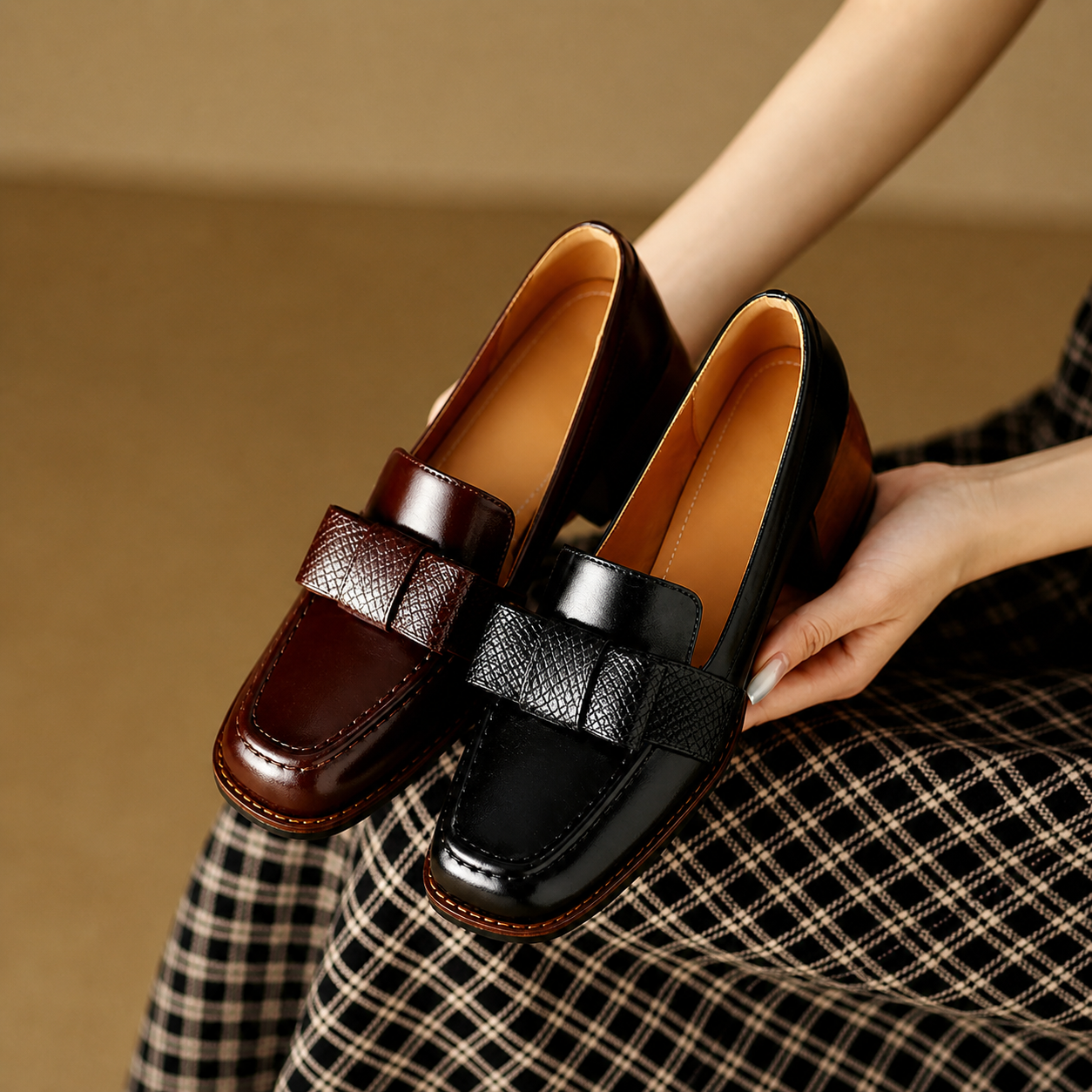 Condesa | Mocasines con nudo