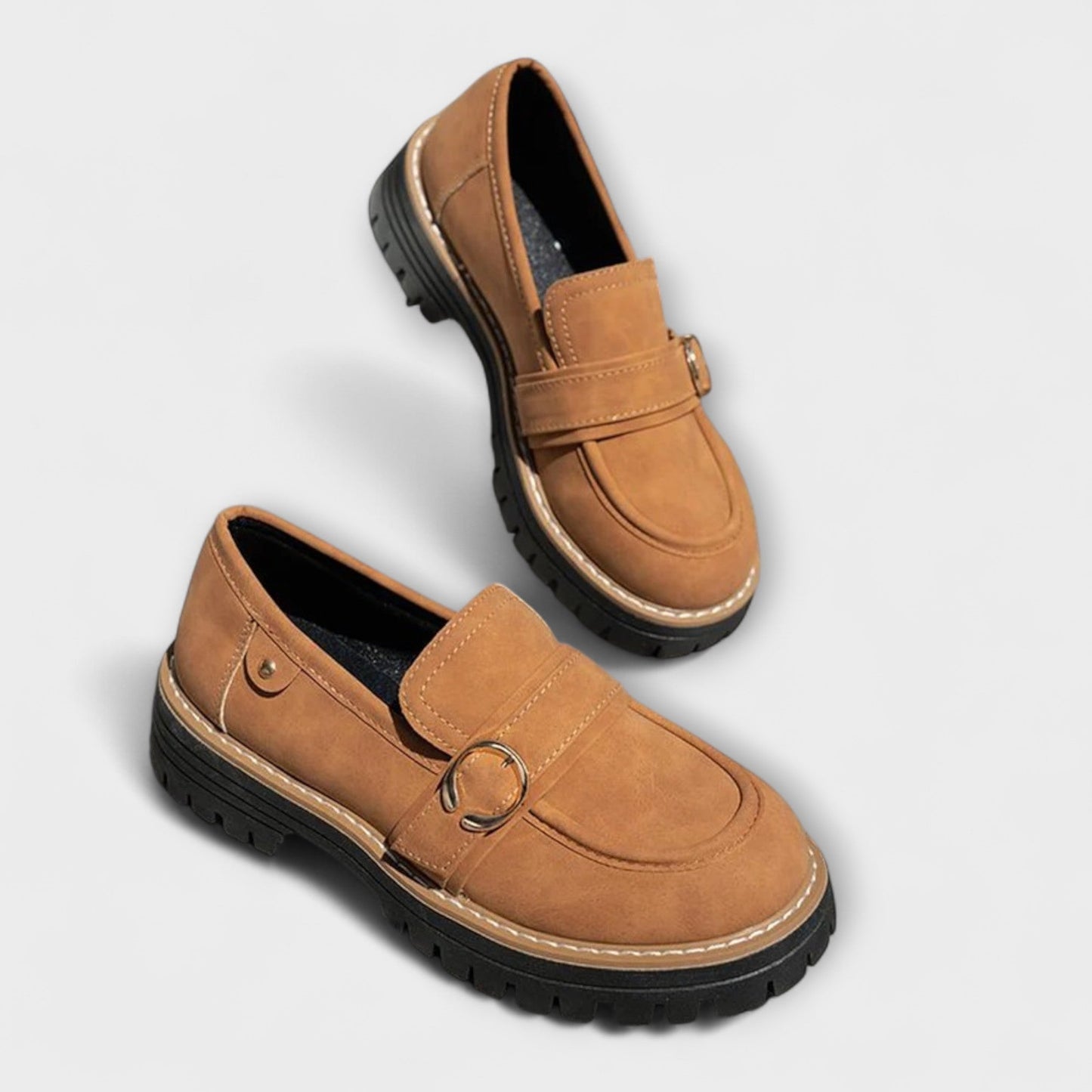 Laura | Mocasines casual de punta redonda