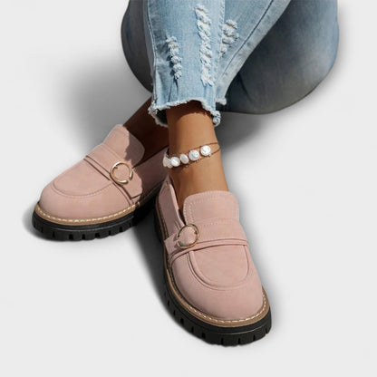 Laura | Mocasines casual de punta redonda