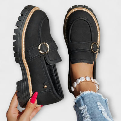 Laura | Mocasines casual de punta redonda