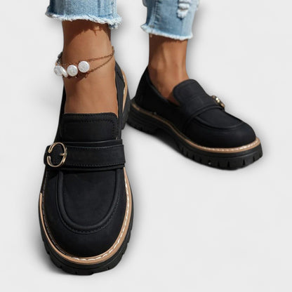 Laura | Mocasines casual de punta redonda