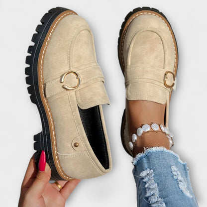Laura | Mocasines casual de punta redonda