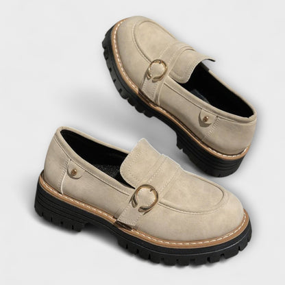 Laura | Mocasines casual de punta redonda