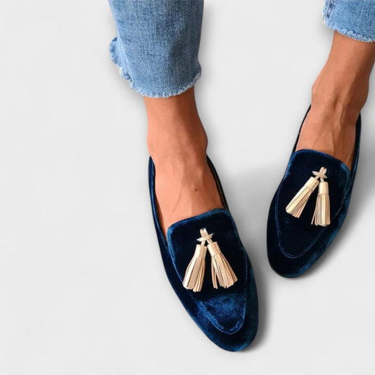 Quinlia | Mocasines vintage con flecos