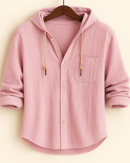 LORENZ | Camisa con capucha de algodón