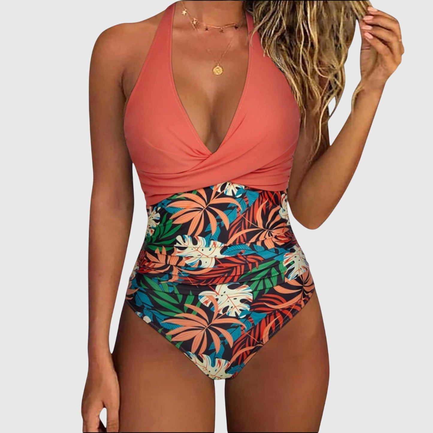 Florencia | Elegante Bañador de Mujer con Escote en V