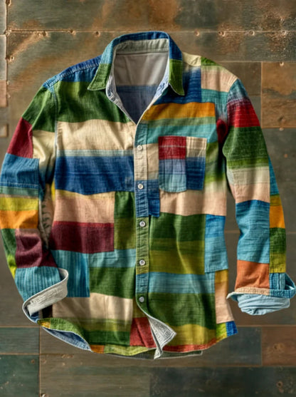 JOEL | Camisa de manga larga estampada