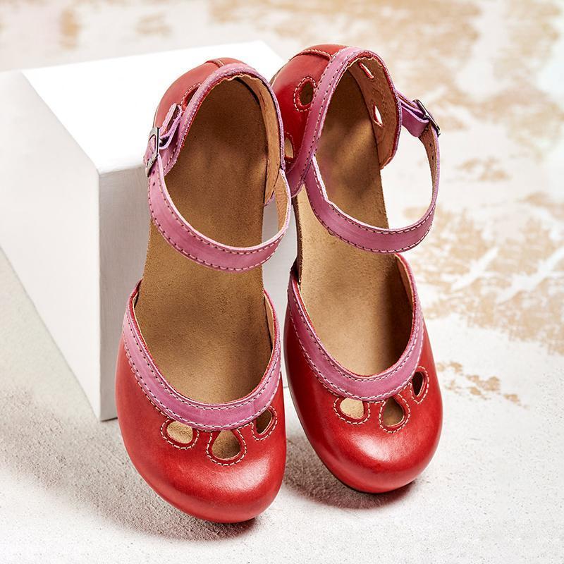 Laia | Sandalias ortopédicas con tacón bajo