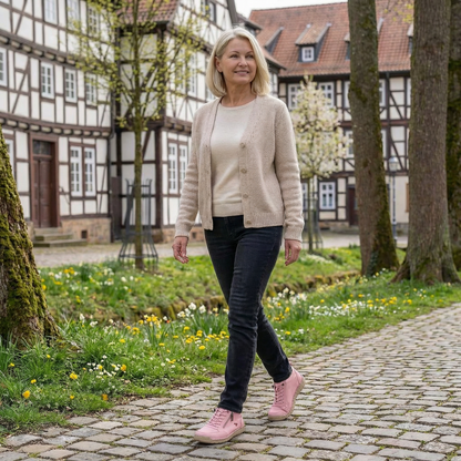 Flora | Zapatos ortopédicos cómodos con cremallera