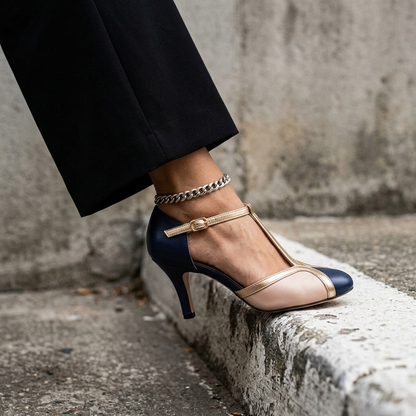 Susana | Tacones con Tira en T Todo el Día