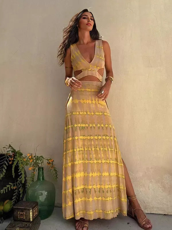 IBIZA | Vestido estampado tie-dye.