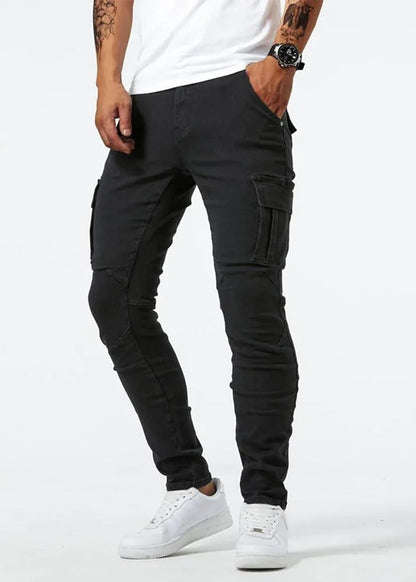 MARINO | Pantalón cargo strecht