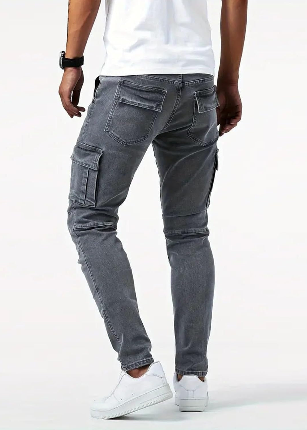 MARINO | Pantalón cargo strecht