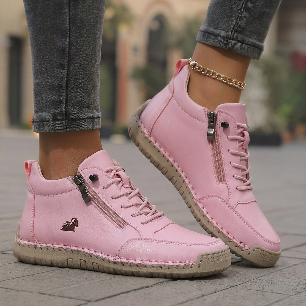 Flora | Zapatos ortopédicos cómodos con cremallera