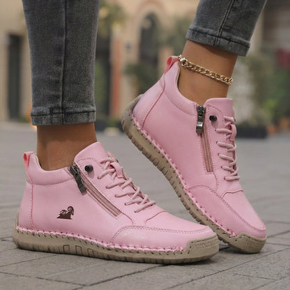 Flora | Zapatos ortopédicos cómodos con cremallera