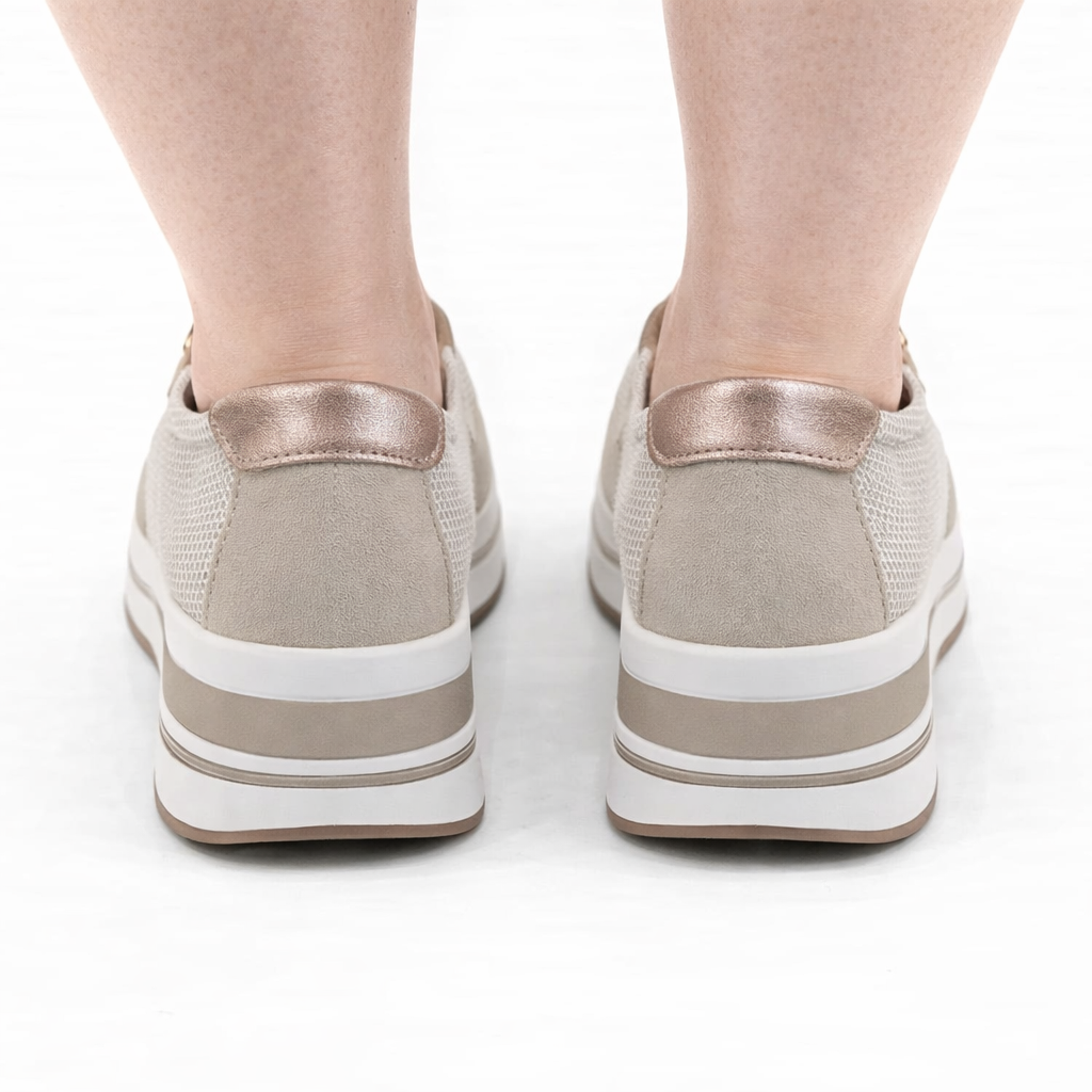 Calíope | Mocasín confort con cuña