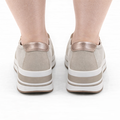 Calíope | Mocasín confort con cuña