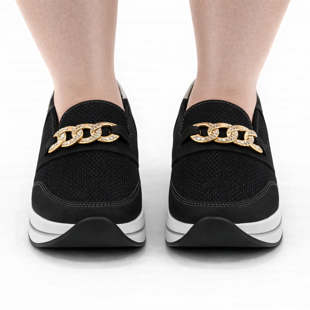 Calíope | Mocasín confort con cuña