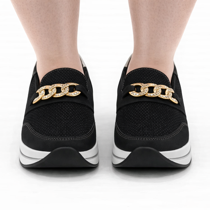 Calíope | Mocasín confort con cuña
