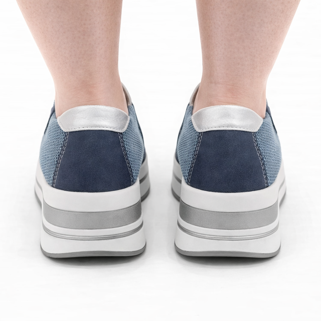 Calíope | Mocasín confort con cuña
