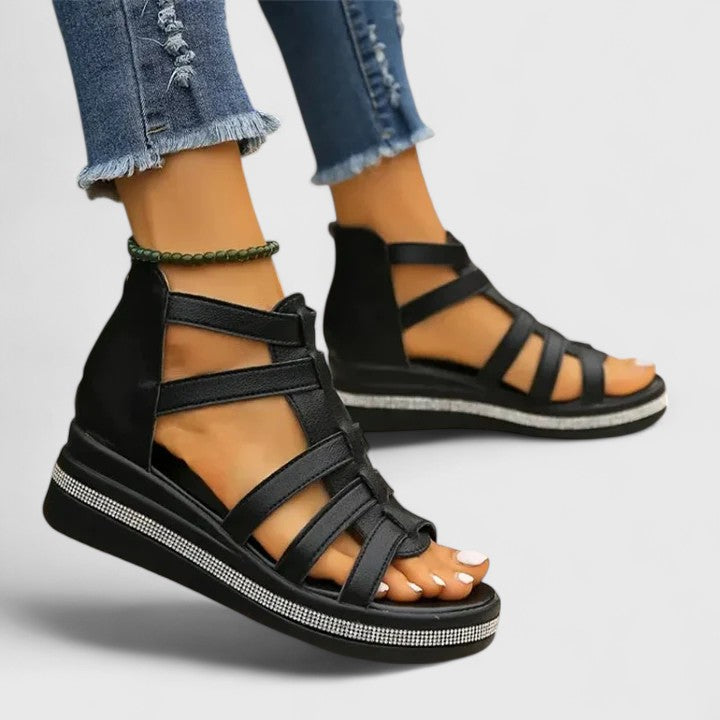 Kendall | Sandalias con Pedrería